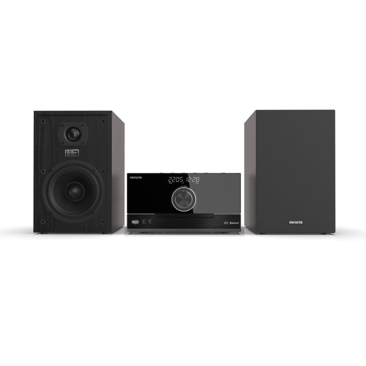 Микросистема Aiwa MSBTU-600, HI-Fi стерео, Bluetooth, CD плейър, MP3, USB, Дистанционно управление