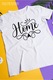 Tricou Barbati pentru cei care abia asteapta sa ajunga acasa cu imprimeu pe Fata, 100% Bumbac, Alb, S