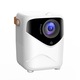 Videoproiector portabil, 2.4G/5G Dual WiFi + Bluetooth, 240HZ, 1080 HD, 3500 lumeni, Bluetooth 4.0, 50000 durata de viata a lampii, USB, Box Box 3W incorporat, Vaxiuja, ABS, Alb
