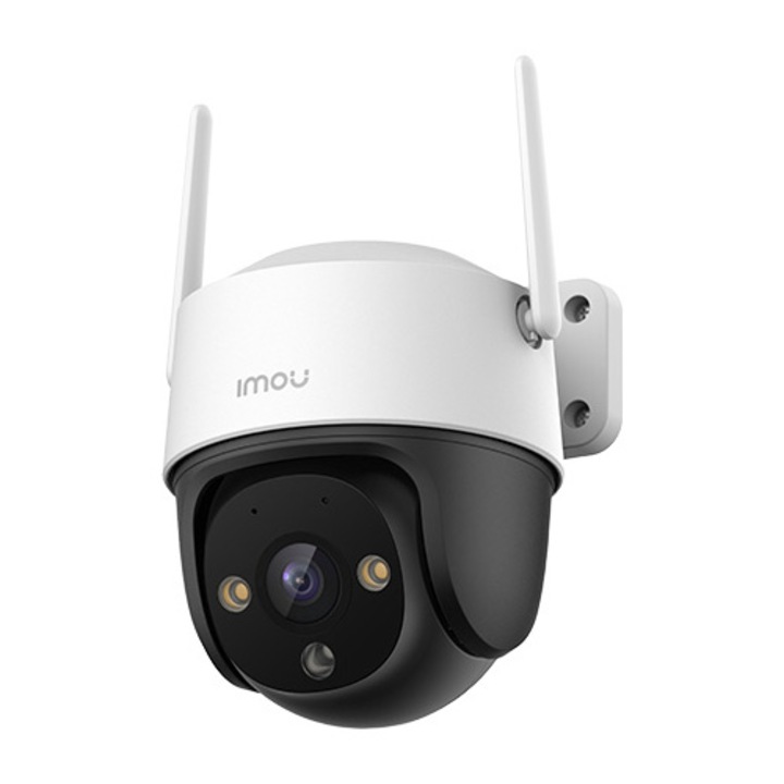 Камера за наблюдение Wireless IMOU Cruiser 2C IPC-S7CP-5M0WE PTZ, 5MP, 2880x1620, 8x цифрово увеличение, интелигентно цветно нощно виждане, интелигентно откриване IMOU SENSE®, интелигентно проследяване, двупосочен разговор, ONVIF, IP66