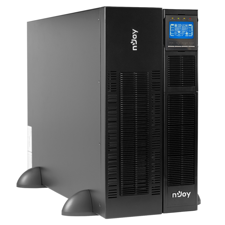 NJOY Непрекъсваемо захранване 10000VA - Balder 10000 (On-line, RS232, USB, софтуер, LCD дисплей, 3U шкаф)