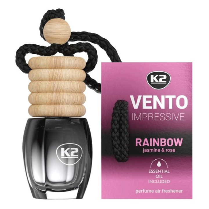 Odorizant auto, K2, esente florale, 8 ml, multicolor