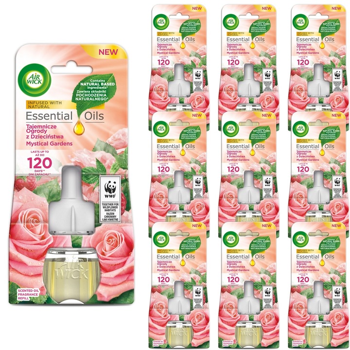 Set 10 rezerve pentru odorizant electric, Air Wick, 19ml