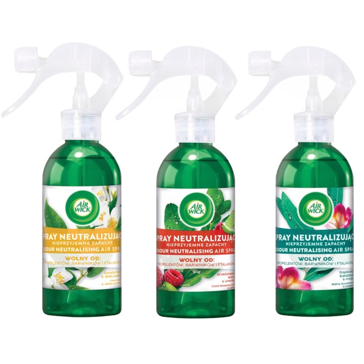 Set 3 Odorizante Spray Air Wick, Mix Arome, 237ml