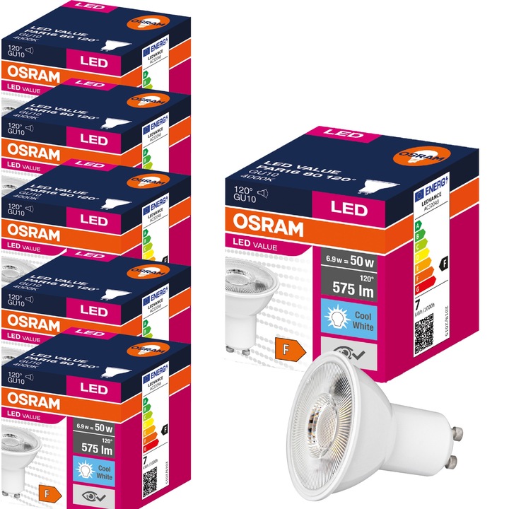 Osram Value LED крушка 6.9W 4000K 56x51mm