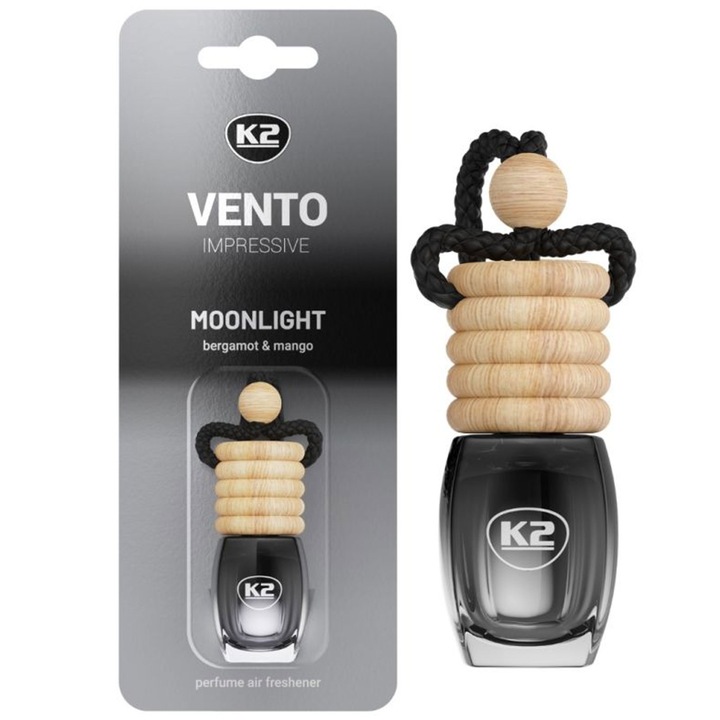 Odorizant auto, K2, Vento Impressive, Moonlight, 8 ml