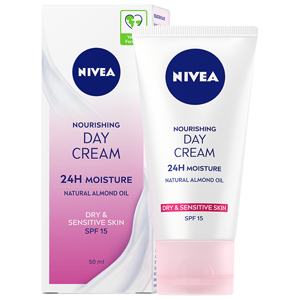 Crema nutritiva pentru tenul uscat cu SPF 15, Nivea, 50 ml
