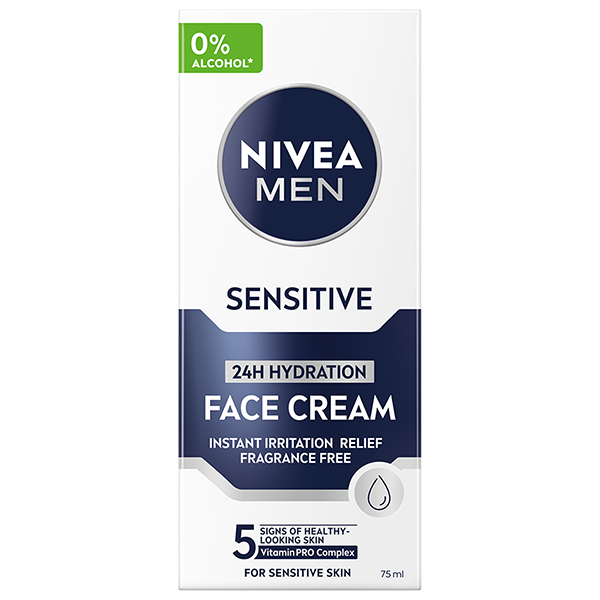 Crema de fata NIVEA Sensitive pentru ten sensibil, 75ml