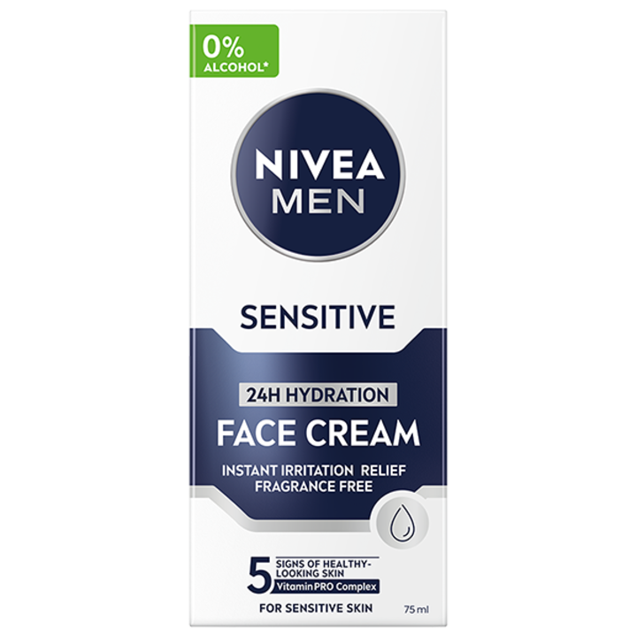 Crema de fata NIVEA Sensitive pentru ten sensibil, 75ml