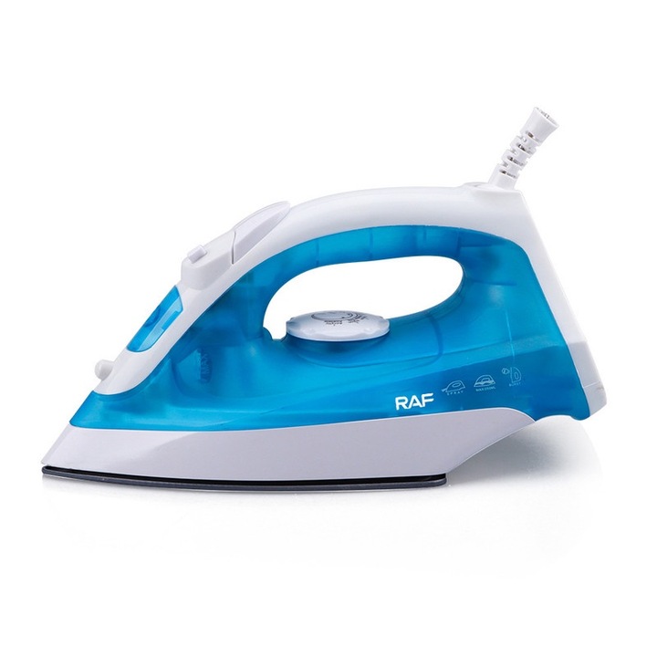 Handheld portable iron, 1200W, metal ceramic bottom plate, vertical steaming, variable steam to 55g/m, 24cm * 9.5cm * 10.5cm, 616g weight