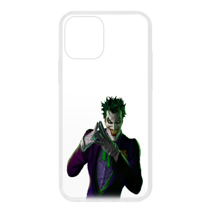 Кейс съвместим с Apple iPhone 12 Pro Силиконов прозрачен модел Joker Malefic