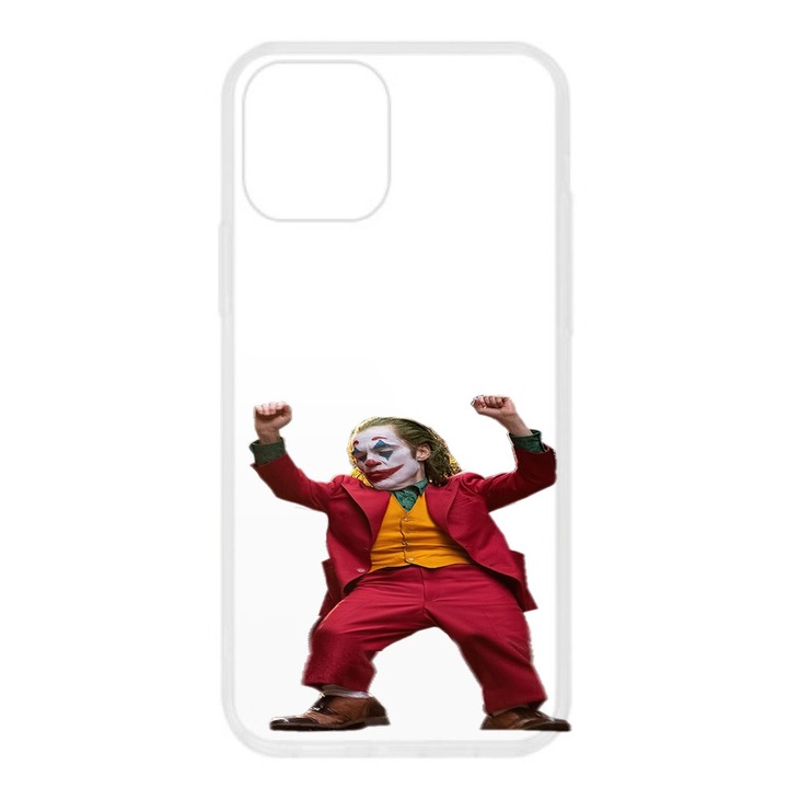 Husa compatibila cu Apple iPhone 13 Pro Silicon Transparenta Model Joker Mini Meme