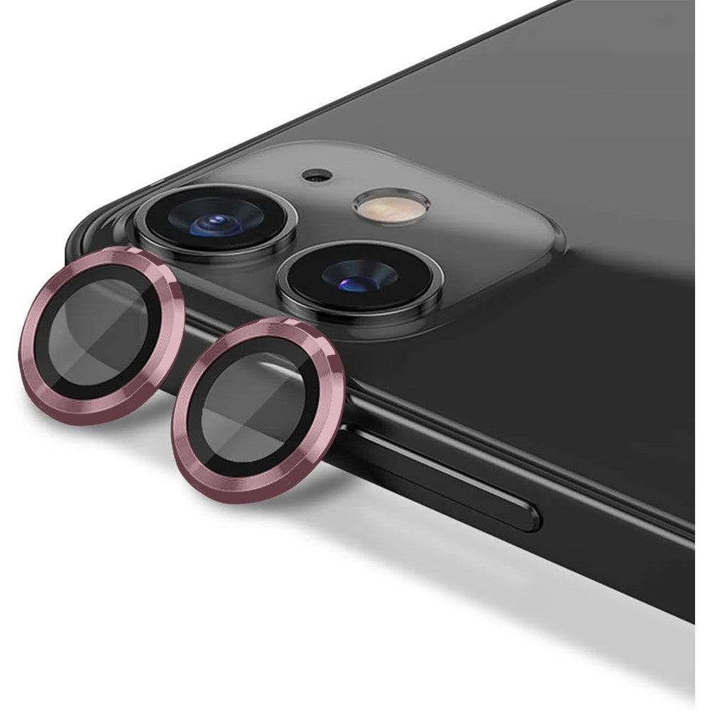 Folie Protectie Lentile Camera compatibila cu iPhone 11, CASEY STUDIOS™ MaxDefense+, Ultra HD, Protectie Profesionala Camere 3D, Anti Amprente, Anti Zgarieturi, Anti Socuri, Roz