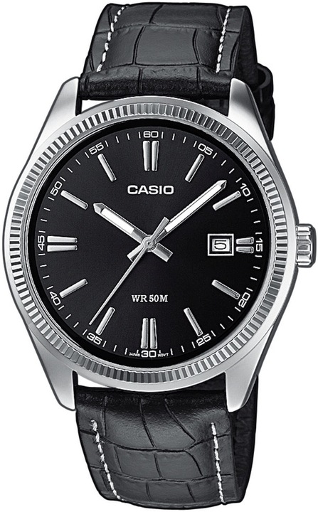 Ceas Casio Classic MTP-1302L-1AVEF, negru, 39.8mm