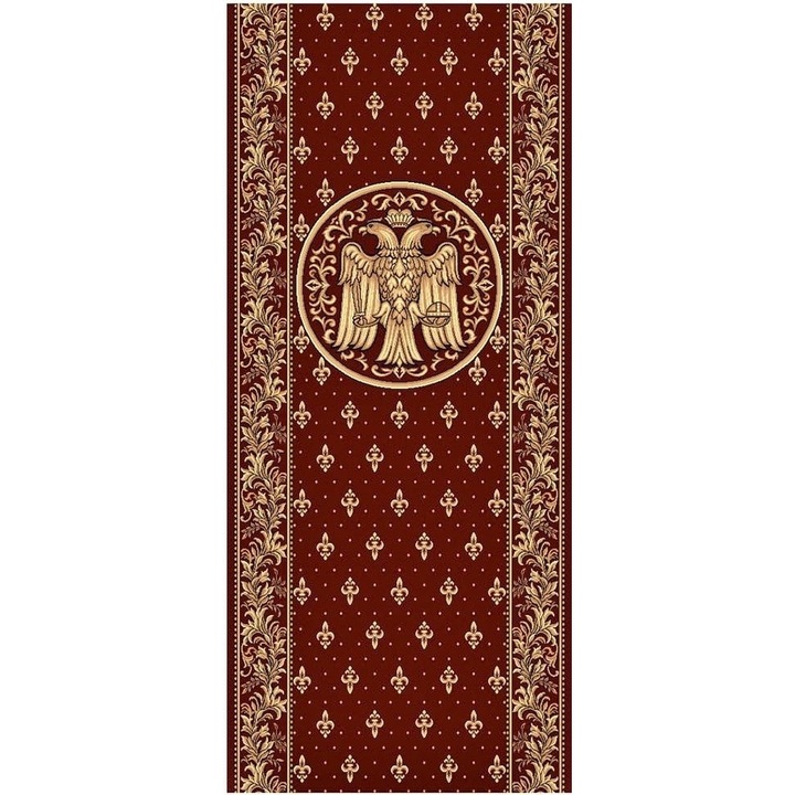 Църковен килим, Home Vista, Lotos 15032, Grena, 60x400 см