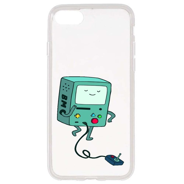 Husa compatibila cu Apple iPhone 7 compatibila cu Apple iPhone 8 compatibila cu Apple iPhone SE 2020/2022 Silicon Transparenta Model Adventure Time Beemo