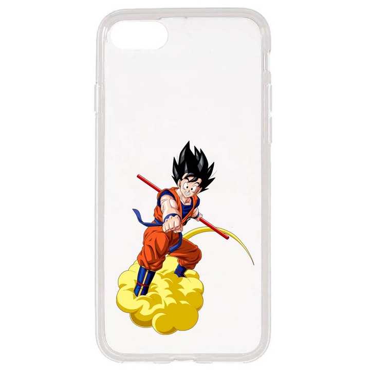 Tok kompatibilis az Apple iPhone 7 készülékkel, Apple iPhone 8 kompatibilis az Apple iPhone SE 2020/2022 szilikon átlátszó Dragon Ball Goku modellel