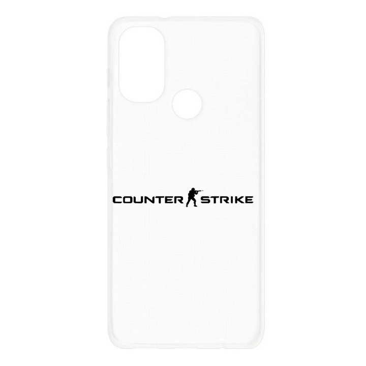 Husa compatibila cu Motorola Moto E20 Silicon Transparenta Model Counter Strike