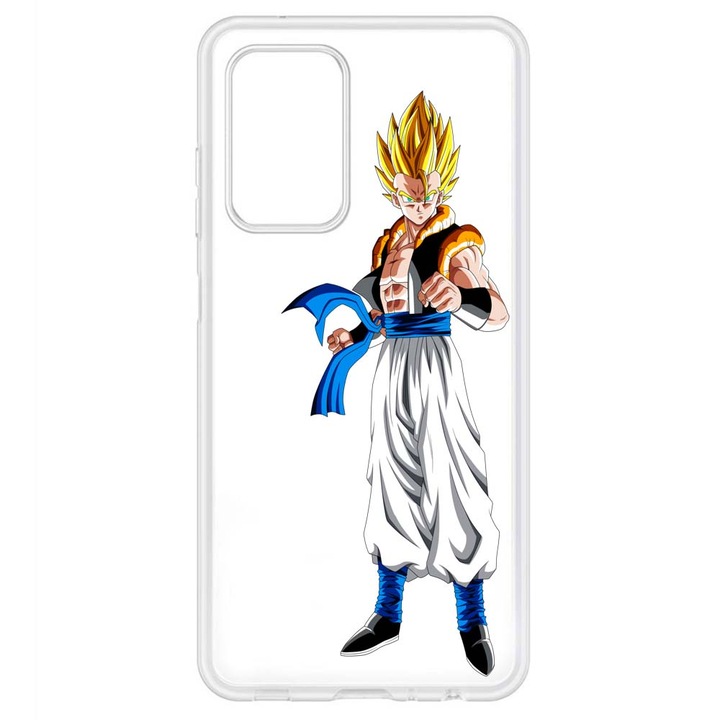 Калъф, Съвместим с Samsung Galaxy A53 5G, Силиконов, Модел Dragon Ball Gogeta, Прозрачен