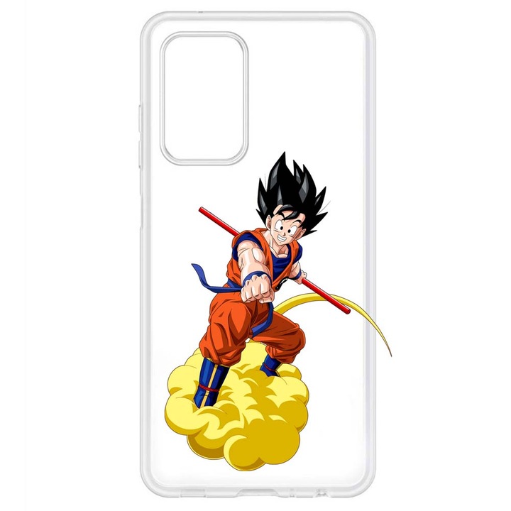Husa compatibila cu Samsung Galaxy S20 FE Silicon Transparenta Model Dragon Ball Goku