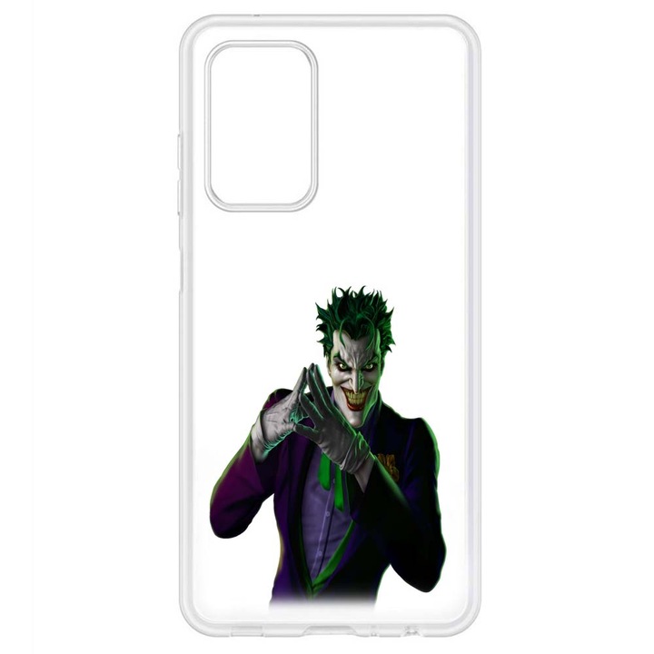 Кейс, съвместим с Samsung Galaxy A53 5G Silicon Transparent Model Joker Malefic