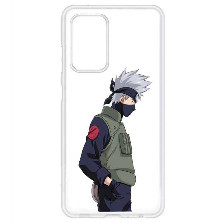 Husa compatibila cu Oppo Reno6 Pro 5G Silicon Transparenta Model Naruto Kakashi