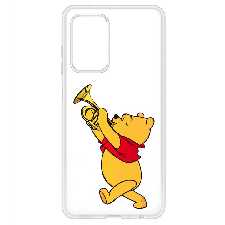 Капак, съвместим с Nokia G21 Silicon Transparent Model Winnie The Pooh Music