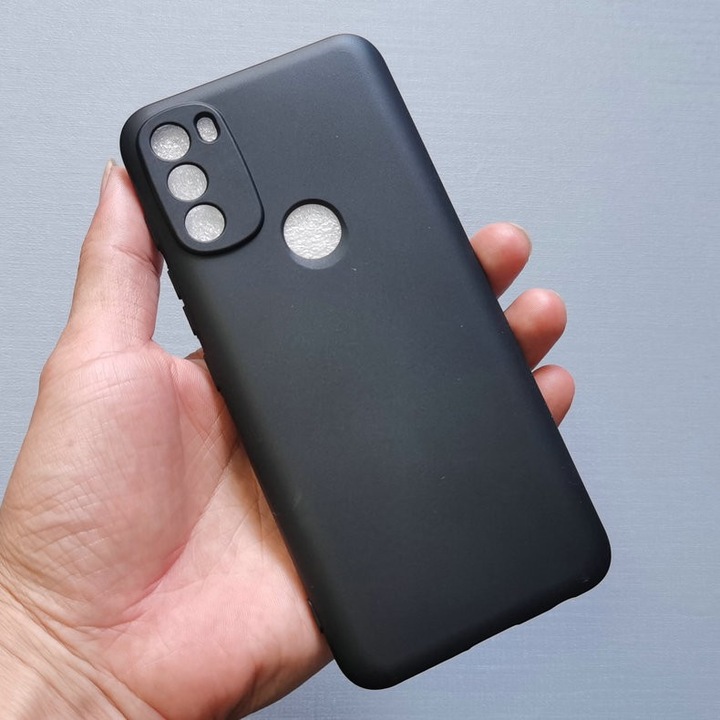 Motorola Moto G71 5G szilikon vékony TPU matt fekete burkolattal kompatibilis