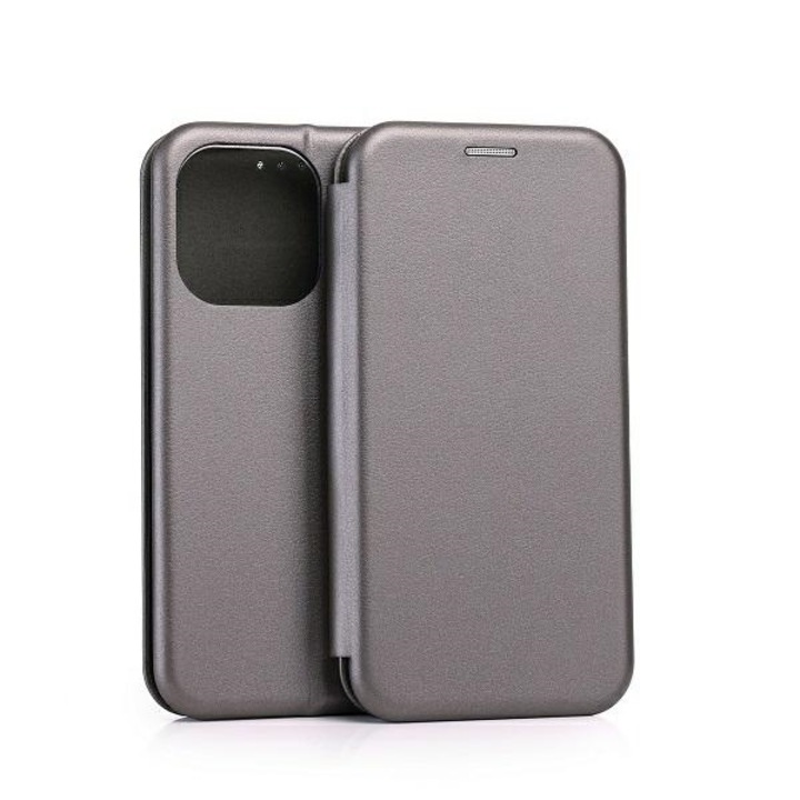 Beline Book Magnetic iPhone 15 ProMax készülékhez 6.7" tok Steel