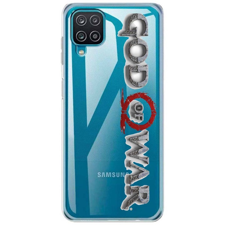 Husa compatibila cu Samsung Galaxy A42 5G Silicon Transparenta Model God Of War