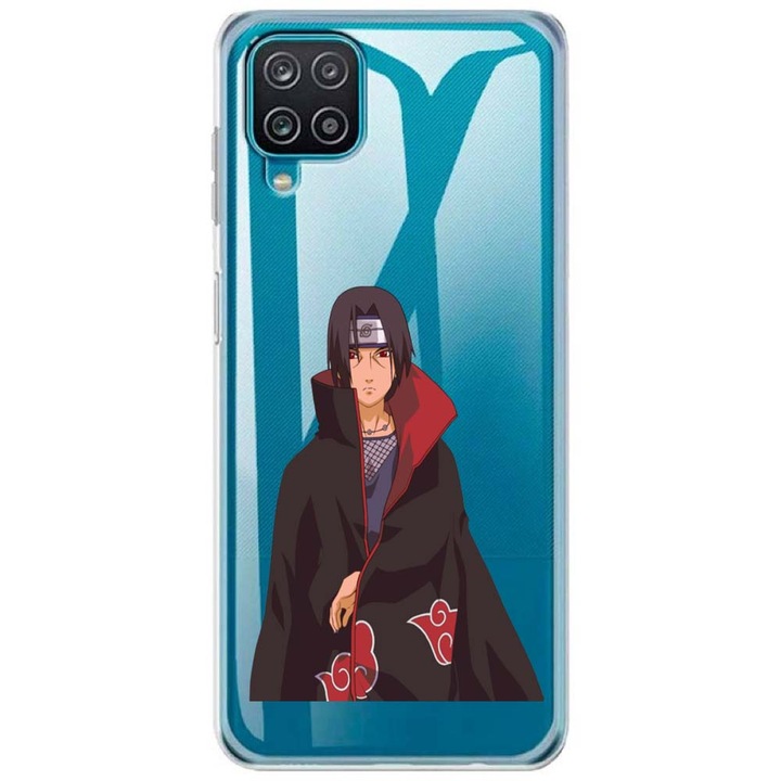 Husa compatibila cu Samsung Galaxy A42 5G Silicon Transparenta Model Naruto Itachi