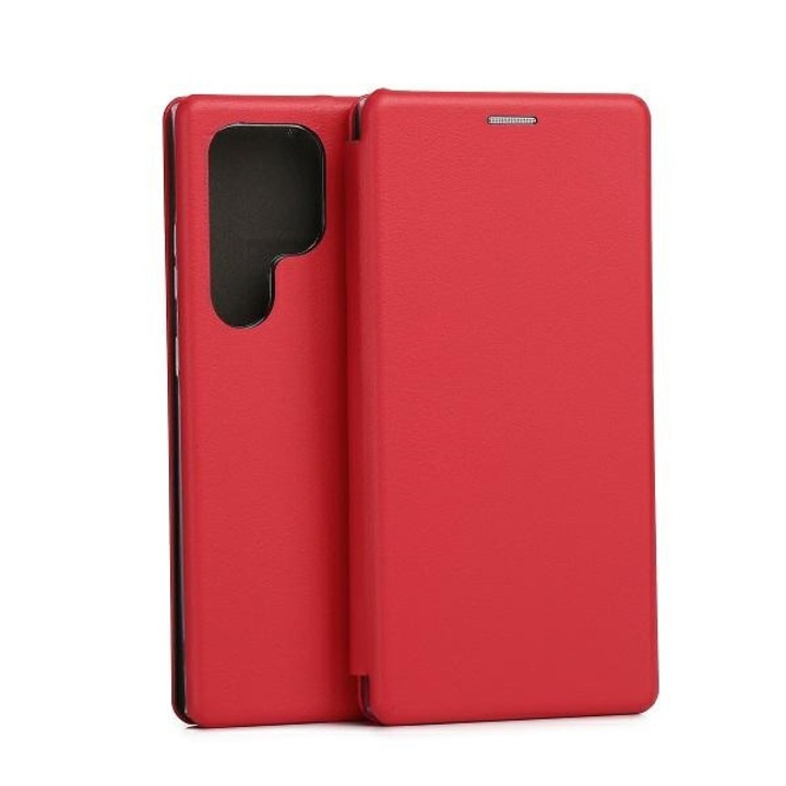 Beline Book mágneses tok Samsung S24Ultra S928 készülékhez piros