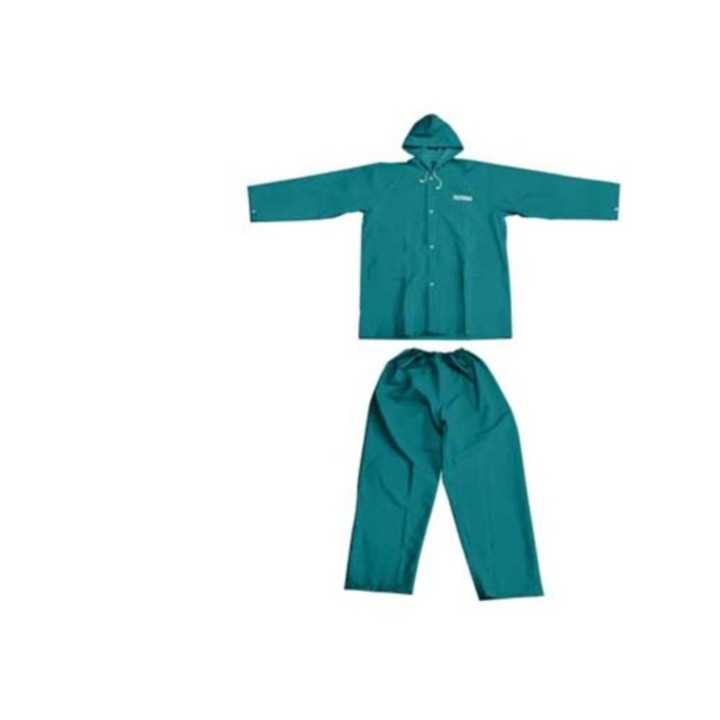 Дъждобран Total Industrial, зелен, 2 части, XXL