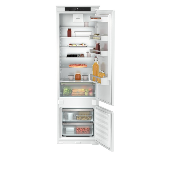 Combina frigorifica incorporabila Liebherr ICSd 5102, Pure, SmartFrost, EasyFresh, 266 l, 178 сm, Clasa D, Alb