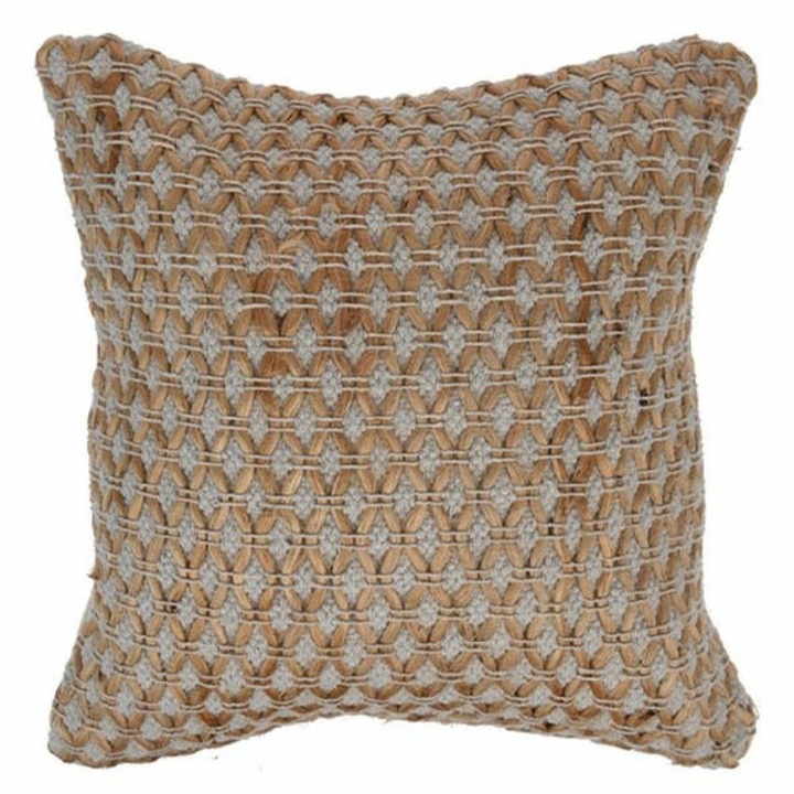 Градинска възглавница, плетена шарка, свалящ се капак, 45х45 см