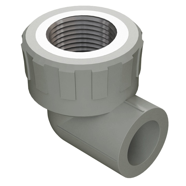 Коляно с резба Ж Devorex, PP-R система ARCTIC, Ø32*25.4(1"), 5 бр