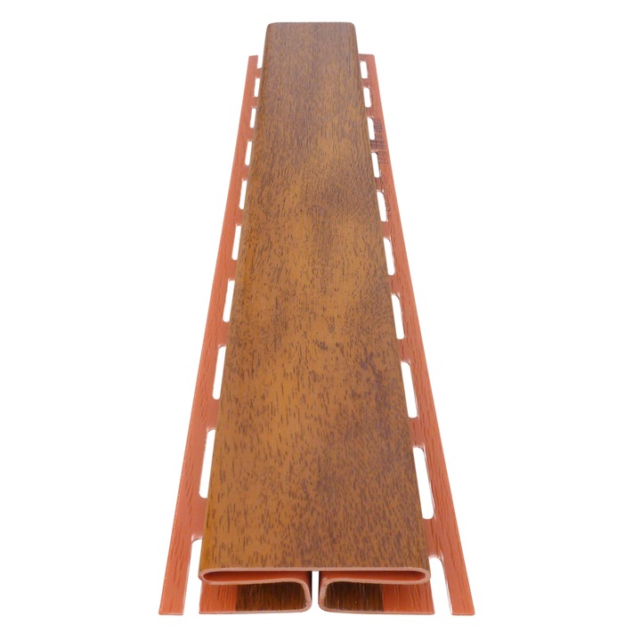 "H" Профил Devorex, Обшивки за стрехи SOFFIT, 3м, Златен Дъб