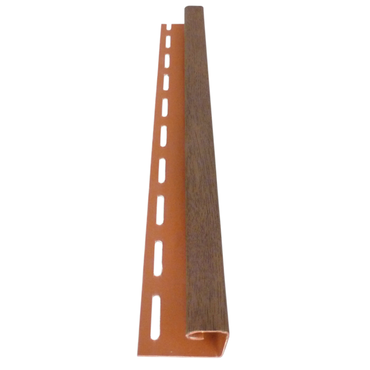 "J" Профил Devorex, Обшивки за стрехи SOFFIT, 3м, Орех