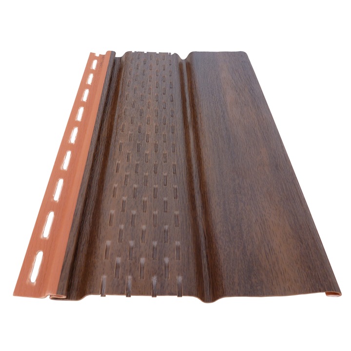 Панел перфориран Devorex, Обшивки за стрехи SOFFIT, 3м, Орех