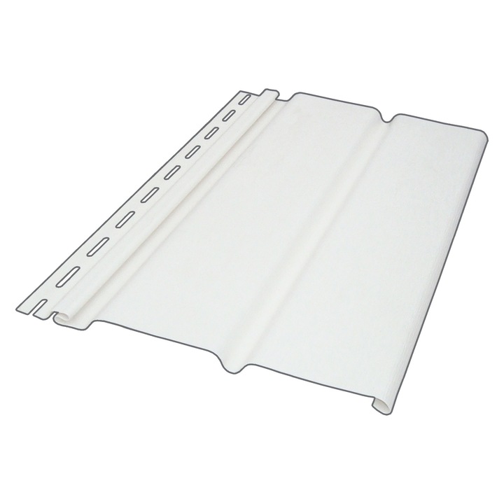 Панел Devorex, Обшивки за стрехи SOFFIT, 3м, Бял
