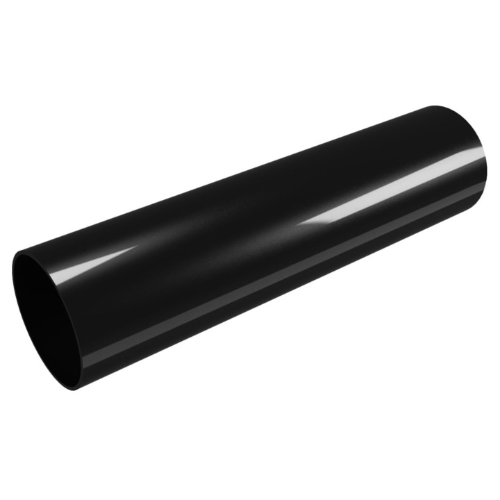 Тръба Devorex, PVC система CLASSIC 120, Ø80, 3м, RAL 9017