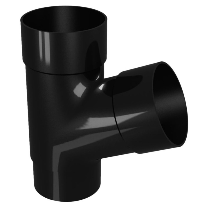 Утка Devorex, PVC система CLASSIC 120, 67.5, Ø80, RAL 9017