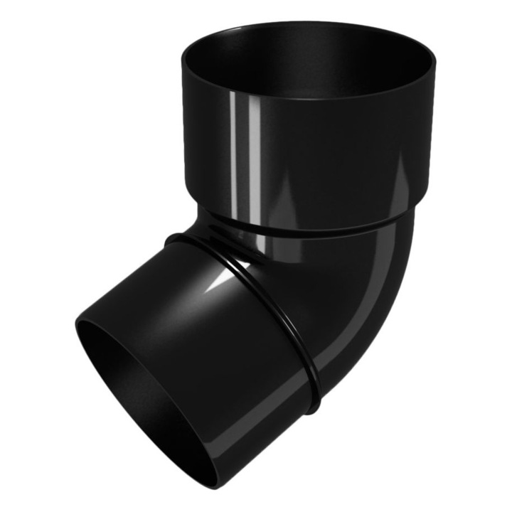 Дъга Devorex, PVC система CLASSIC 120, 67.5° Ø80, RAL 9017