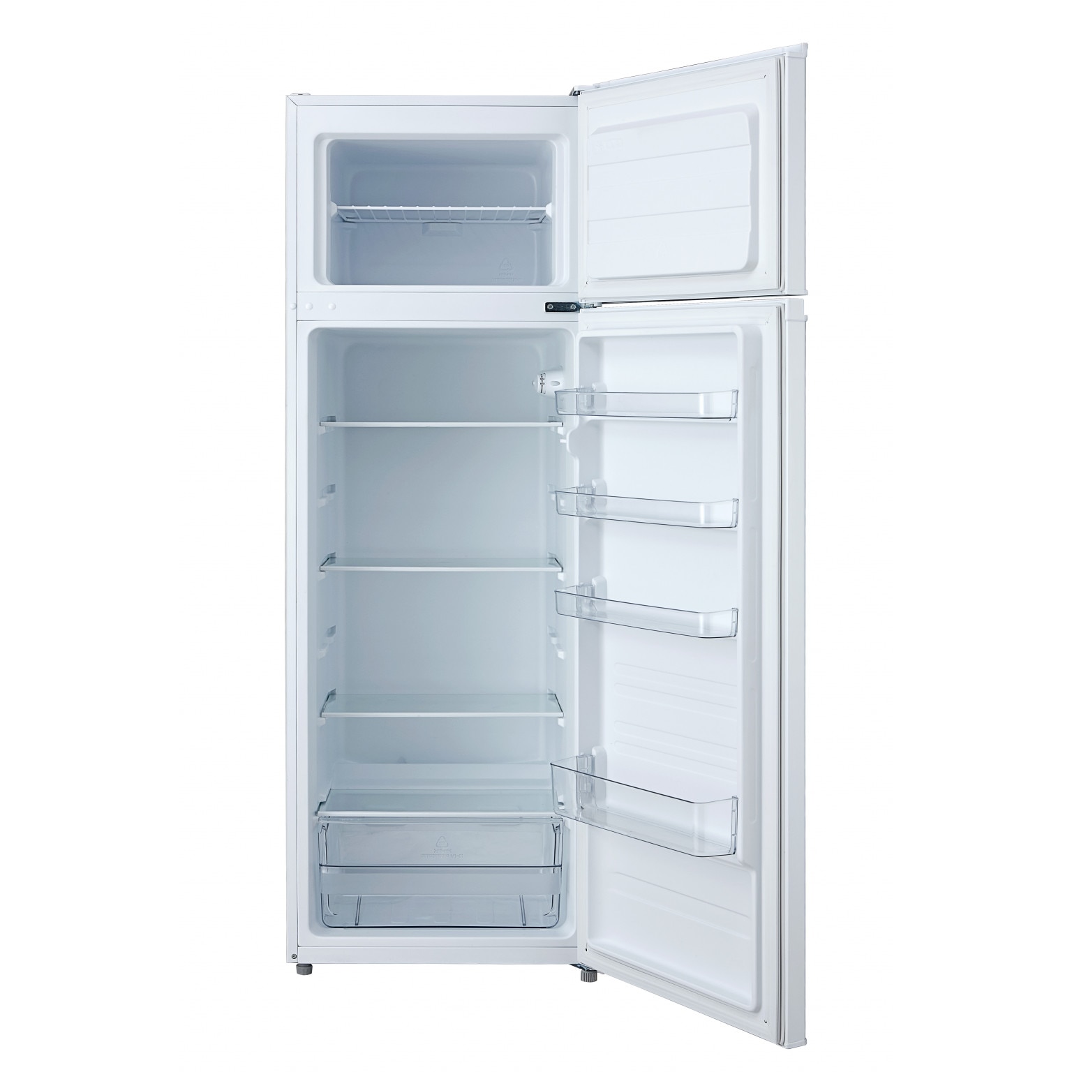 Frigider cu 2 usi Arielli ARD-312FNE, Racire statica, Congelator 4 ****, Usi reversibile, H 159 cm, 235 l, Clasa E, Alb