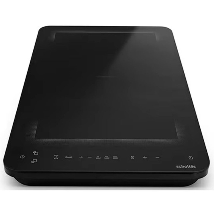 Индукционен котлон Scholtes SOTF130B, 3500 W, 2 зони, Заключване на управлението, Черен