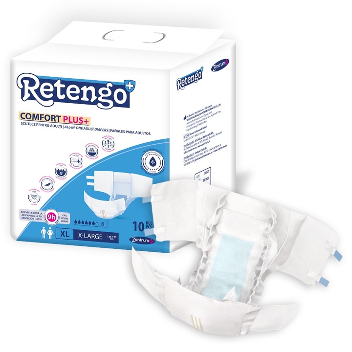 Пелени за инконтиненция RETENGO COMFORT PLUS размер XL 80 бр