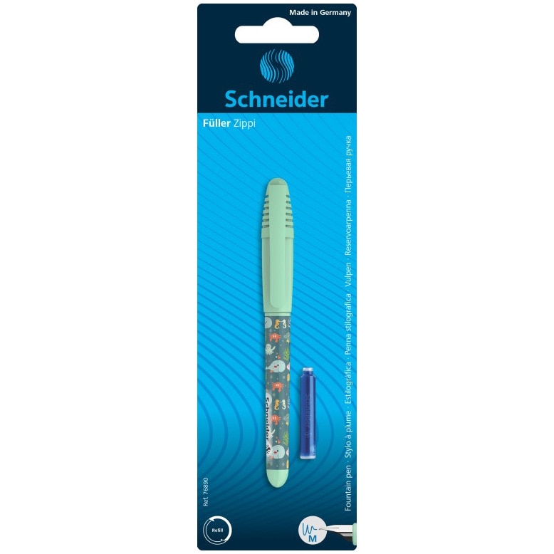 Stilou Schneider Zippi+1xrezerva /blister, Vernil