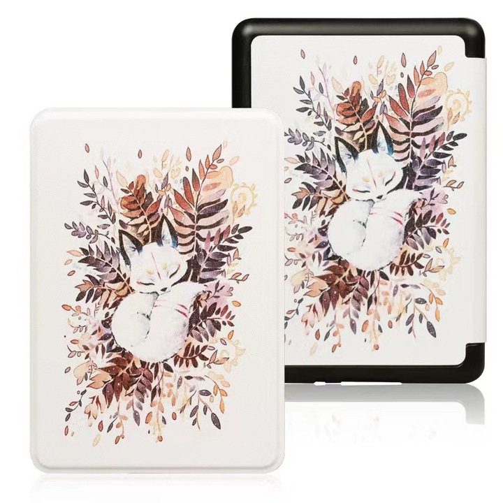Husa pentru Kindle Paperwhite 5 2021 generatia 11, 6.8 inch ultra-light, arctic fox