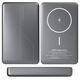Външна батерия, Power Bank, съвместим с MagSafe, 10 000 mAh, MagBank Elite 10, 20 W, магнитен, идеален за гамата iPhone, сив