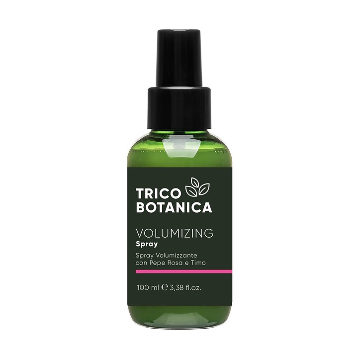 Spray VOLUMIZING cu piper roz si cimbru Tricobotanica 100 ml